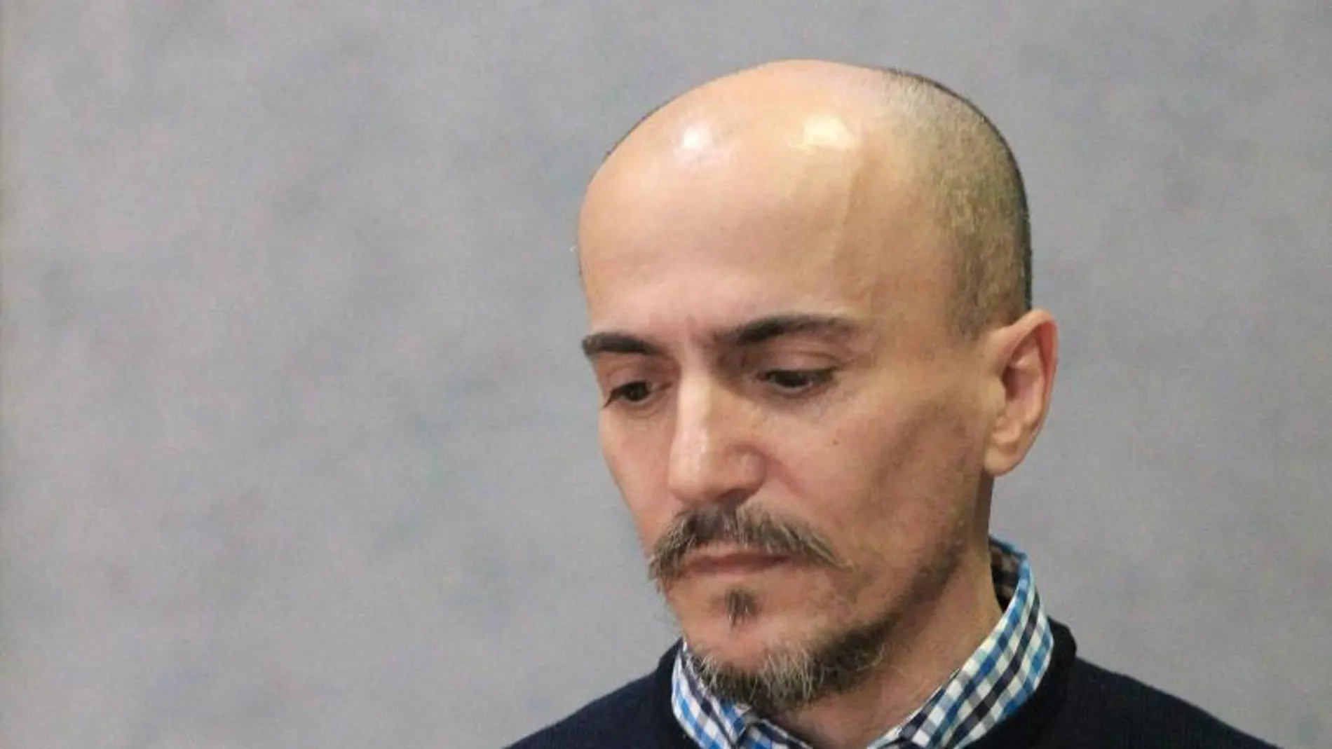 Juan Carlos Aguilar, conocido como el falso monje shaolín, durante la cuarta jornada del juicio