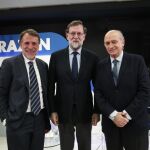 José Creuheras, Mariano Rajoy y Jorge Fernández Díaz