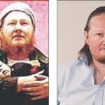2002: Morten, cuando militaba en Al Qaeda con el nombre de Murad, junto a su hijo, al que llamó Osama. Al lado, el danés en Madrid