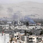 Damasco sigue siendo el foco de enfrentamientos entre Al Asad y el EI