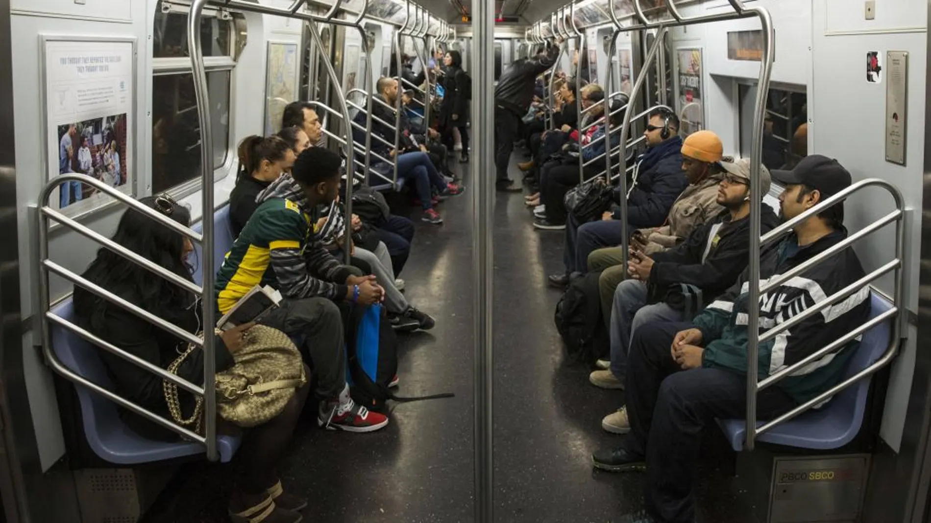 Imagen de archivo de un vagón de metro, en este caso de Nueva York