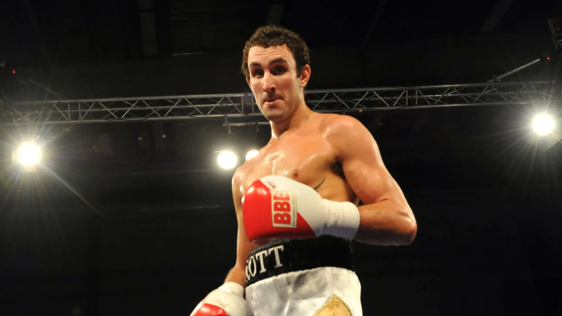 Scott Westgarth, durante una pelea en 2013