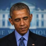 El presidente de Estados Unidos, Barack Obama, durante su comparecencia en la Casa Blanca