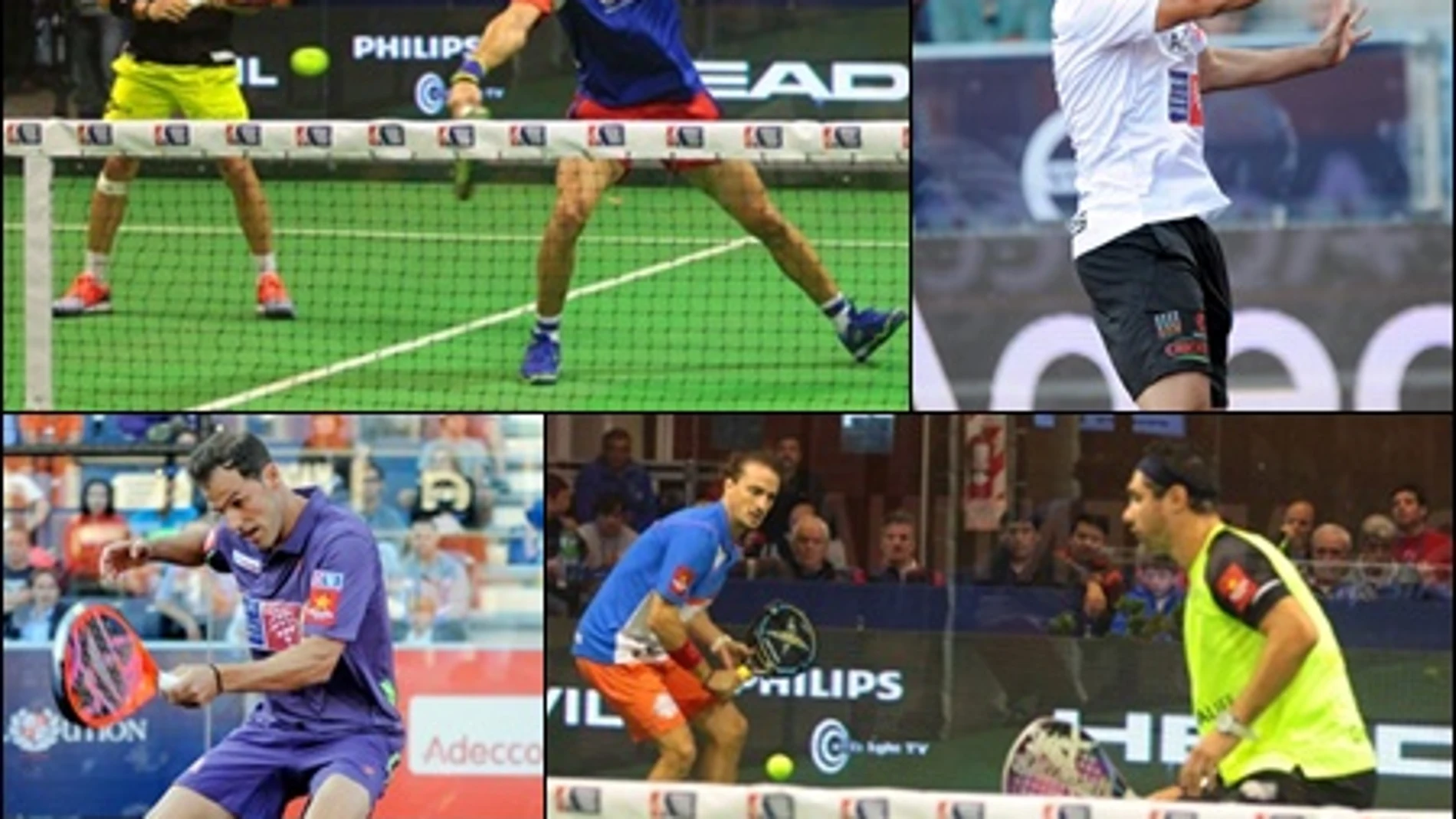 Algunos de los jugadores que cambian de pareja