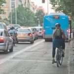 La aventura de atravesar Madrid en bici