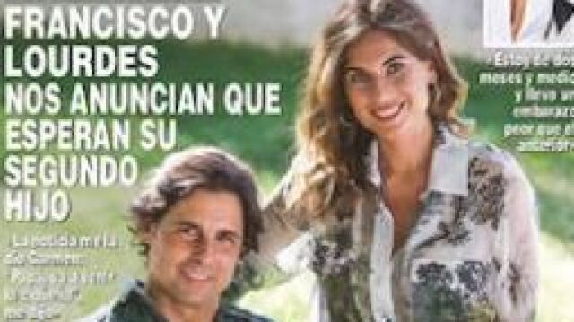 La revista ¡HOLA!, anuncia en exclusiva que Francisco Rivera y Lourdes Montes están esperando su segundo hijo.