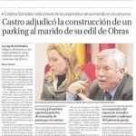 El PP lleva la Fiscalía el caso de los aparcamientos de Pedro Castro