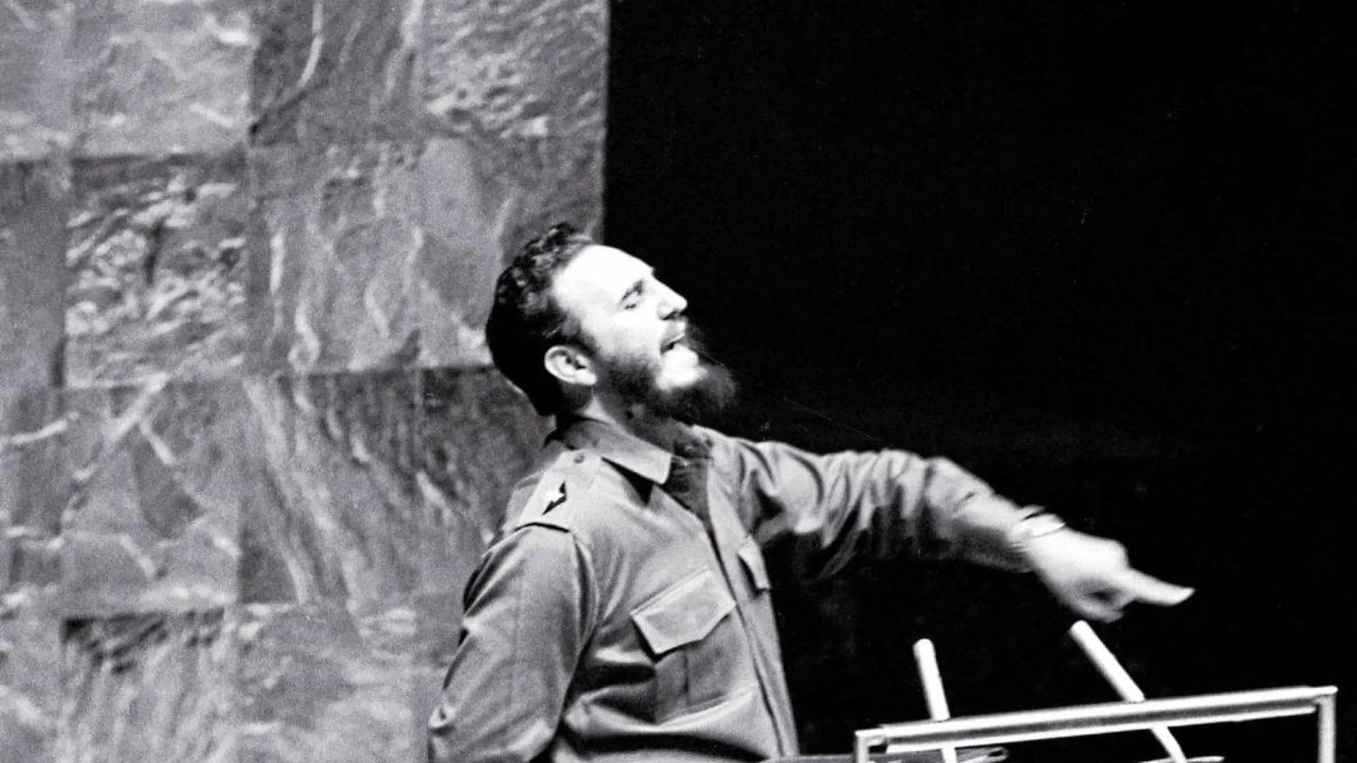Fidel Castro en la ONU en 1960