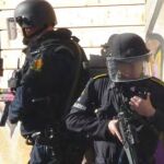 Agentes de la policía noruega.