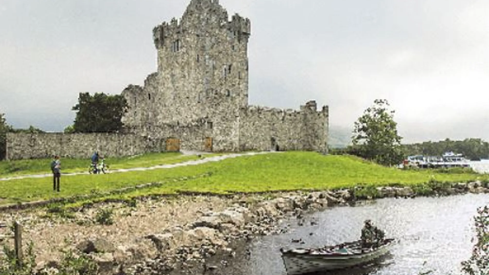 El castillo de Killarney está ubicado a la orilla del Parque Nacional de su mismo nombre.
