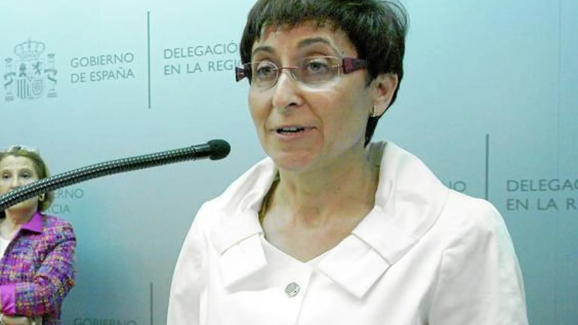 Charo Quesada, en la toma de posesión como presidenta de la Confederación Hidrográfica del Segura