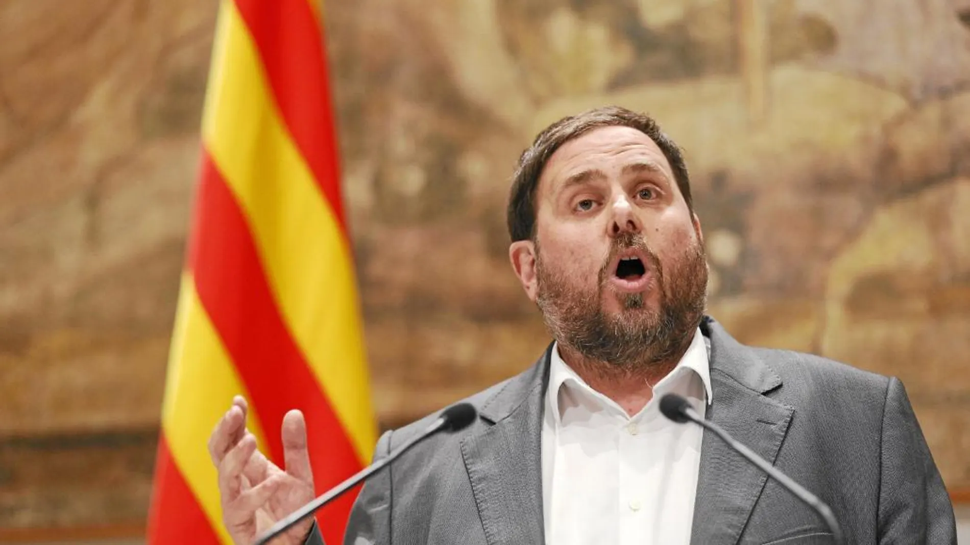 Oriol Junqueras inició ayer un viaje a Argentina y Uruguay para explicar el proceso catalán