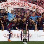 Final de la Copa del Rey 2015 entre el Athletic de Bilbao y el FC Barcelona.