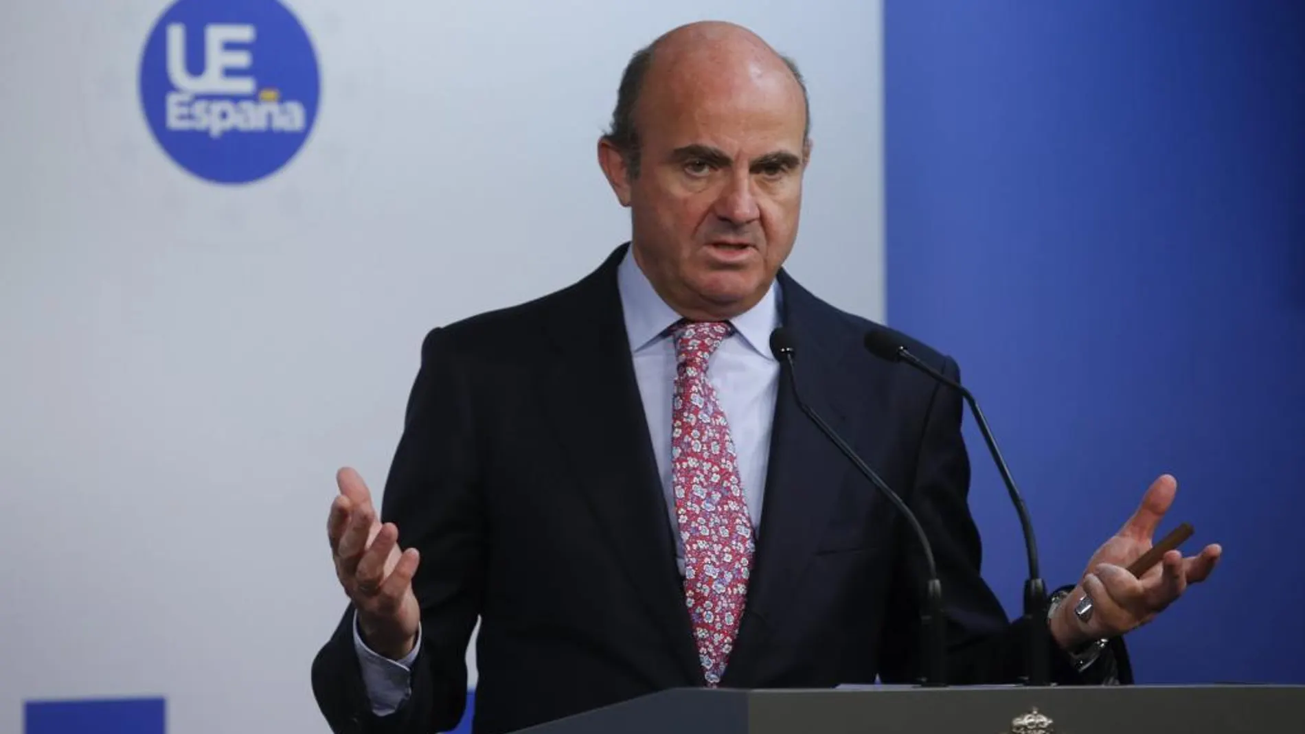 El ministro español de Economía y Competitividad, Luis de Guindos