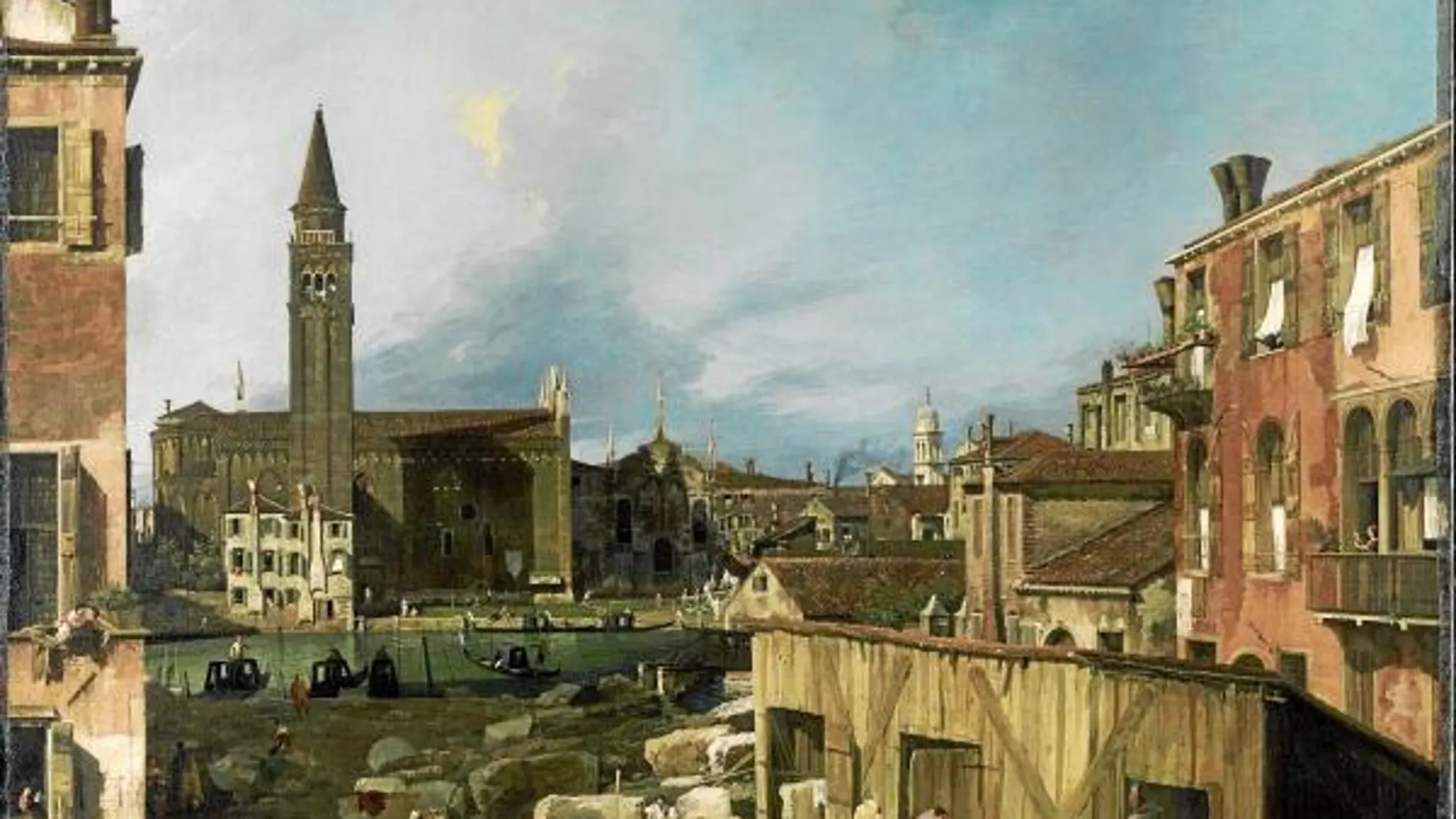 «Venice: Campo San Vidal y Santa Maria della Carita», de Canaletto