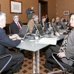 El Consejo de Gobierno de la Junta de Andalucía, ayer, en su reunión semanal en San Telmo