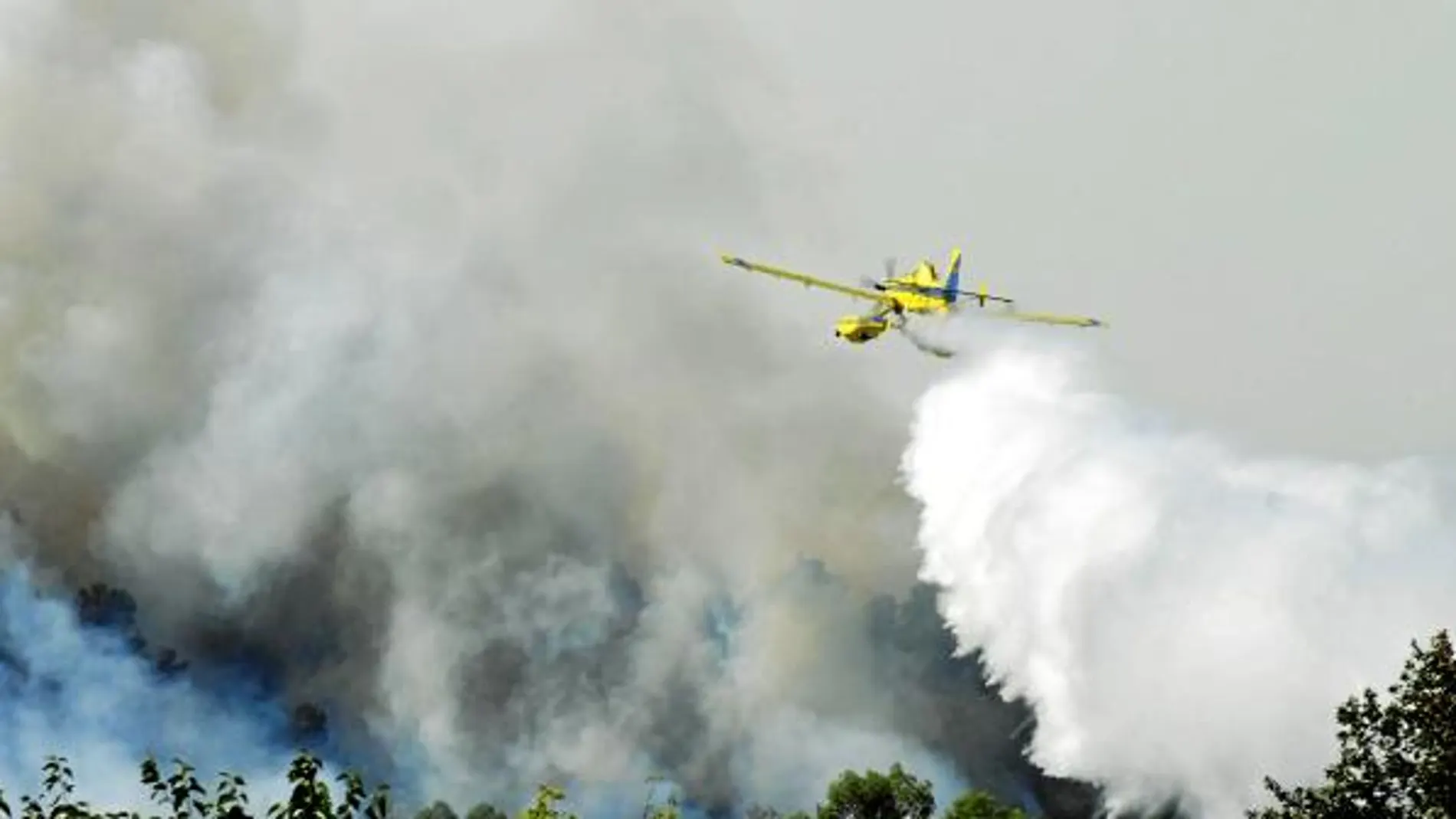 El incendio en Vilopriu (Girona) del pasado mes de julio calcinó 124 hectáreas y tardó tres días en controlarse