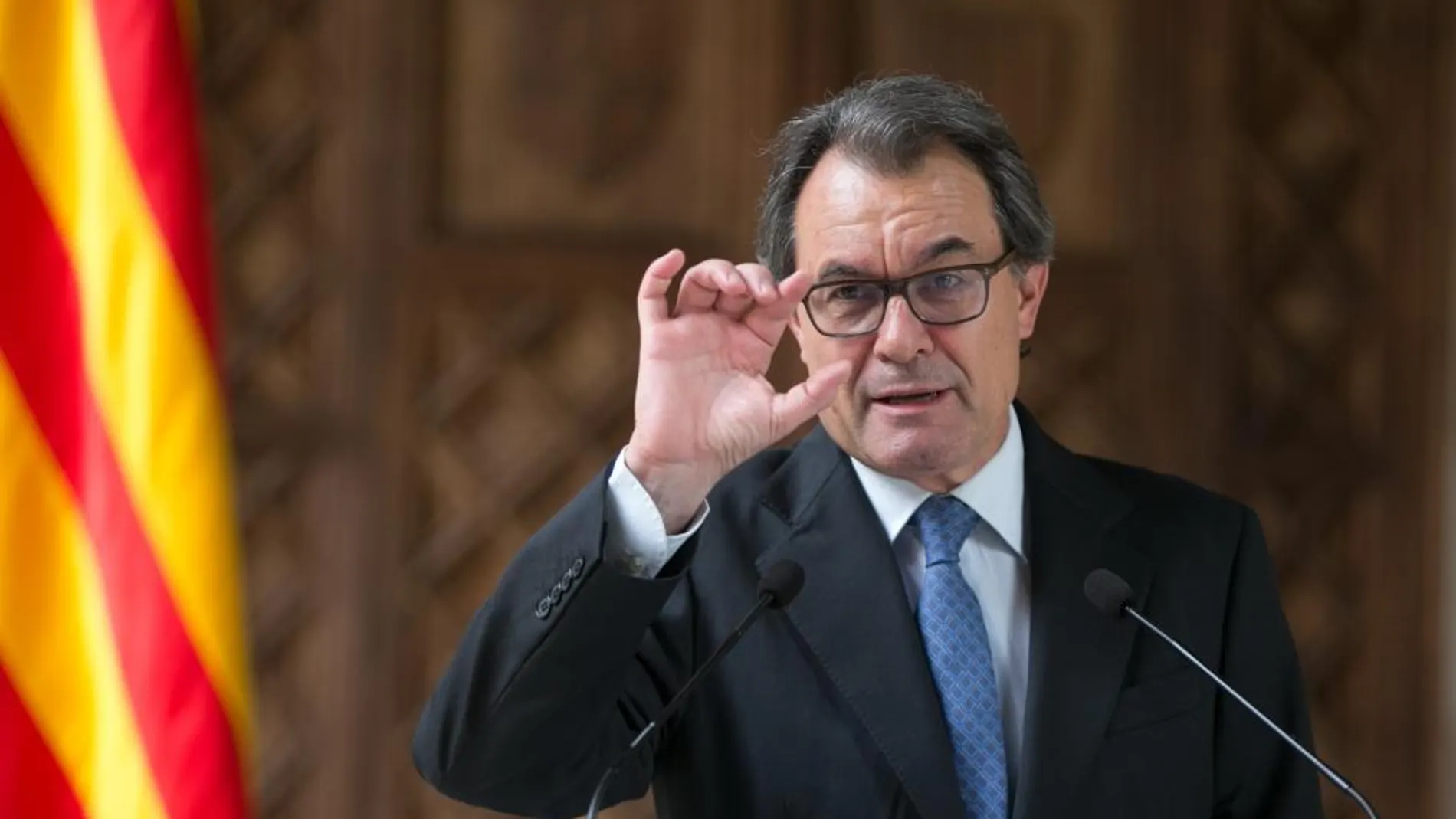 El presidente catalán, Artur Mas