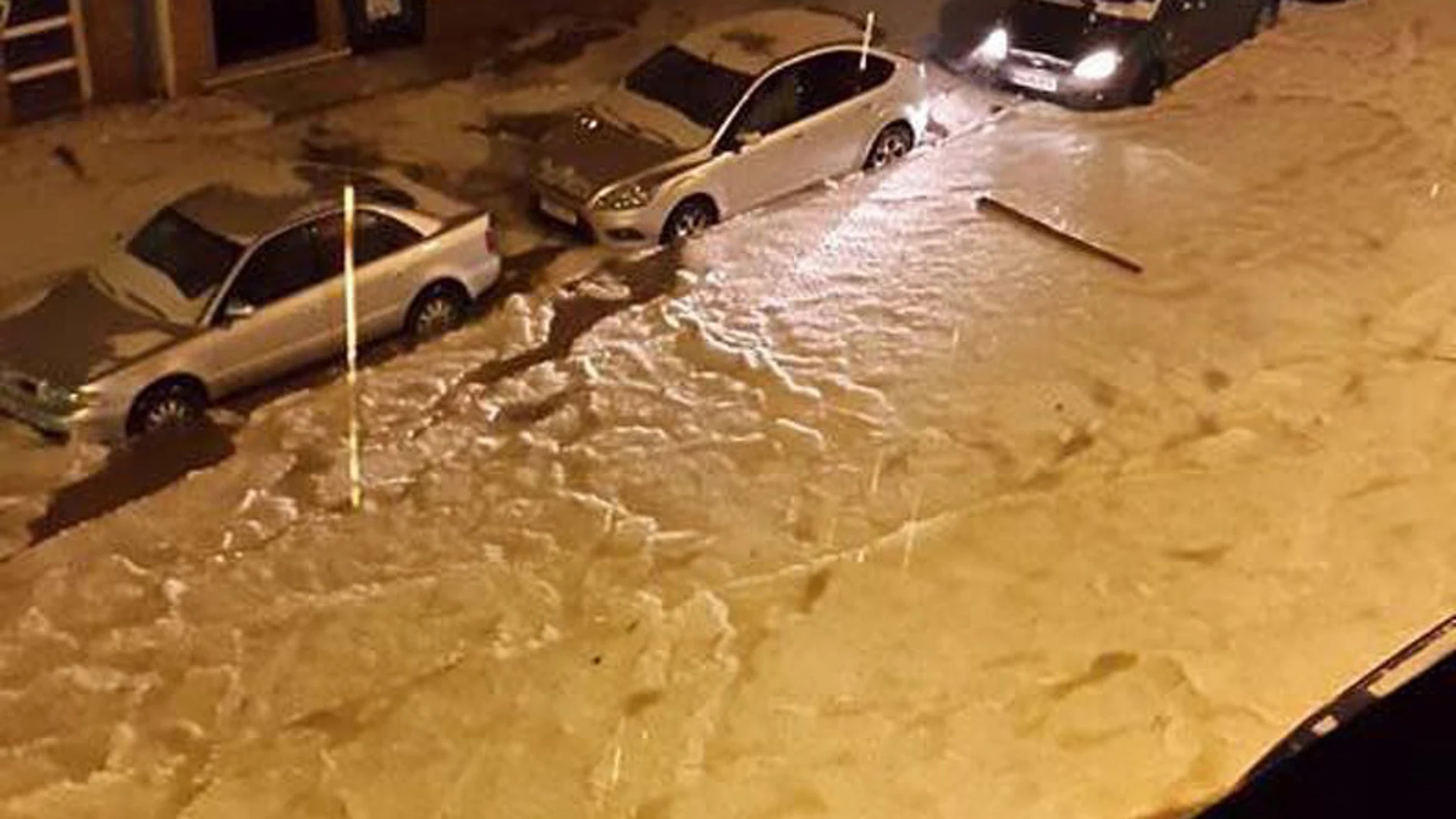 Los efectos de la intensa granizada
