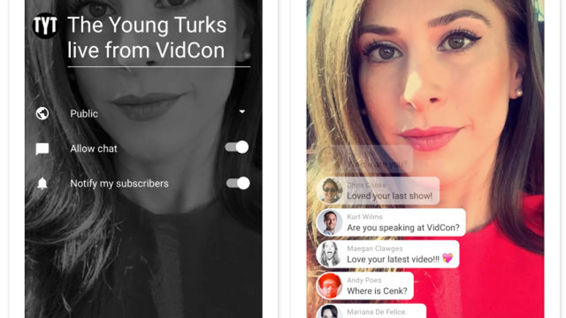 La app de YouTube incorporará un botón para emitir vídeo en directo