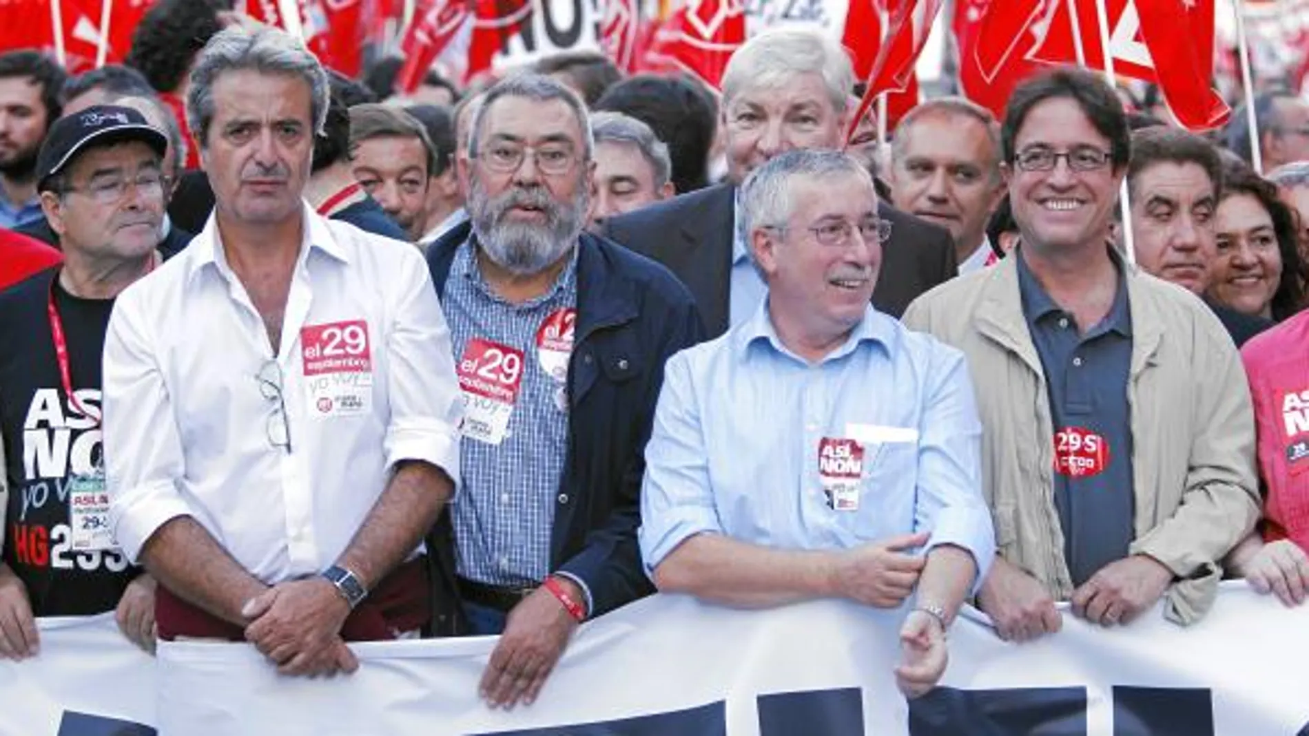 Los sindicatos ya protestaron contra el Gobierno el pasado 29 de septiembre