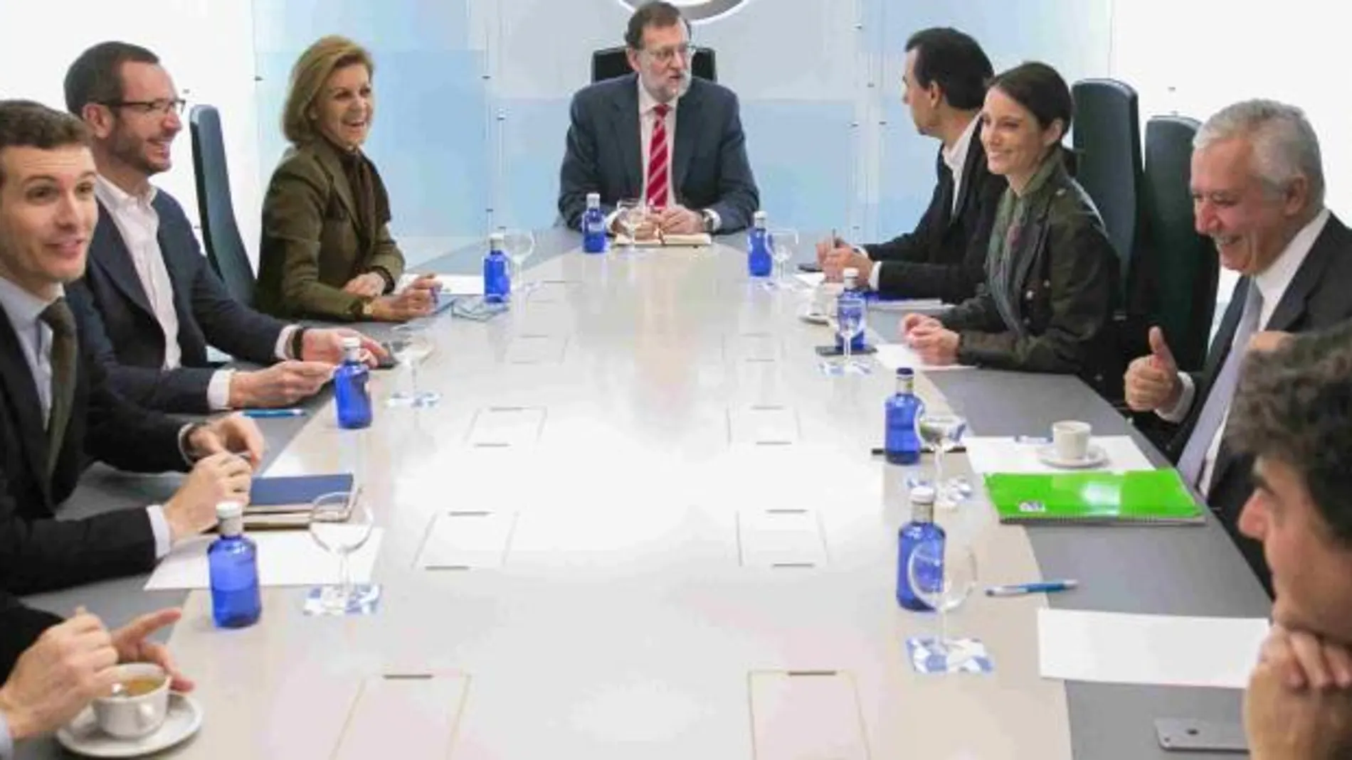 Reunión ayer del Comité de Dirección del PP presidida por Mariano Rajoy.