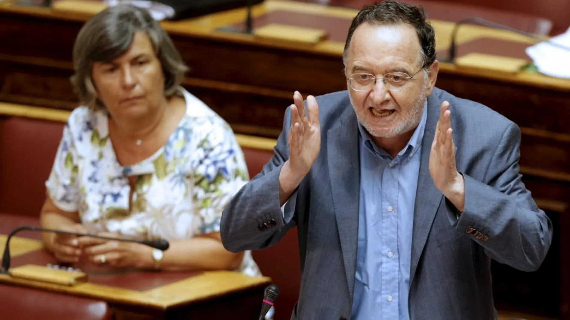 Lafazanis representa el sector crítico de Syriza