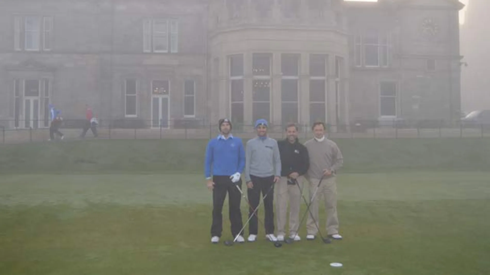 Protagonistas en el Old Course