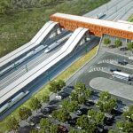 Imagen de la estación del AVE en Cuenca. Los terrenos de alrededor serán urbanizables. La plataforma AVE Dentro pide una conexión rápida