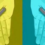 ¿De qué color son estas píldoras? ¿Grises o una azul y otra roja?