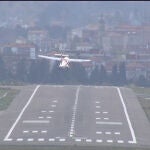 Problemas para aterriza en Bilbao