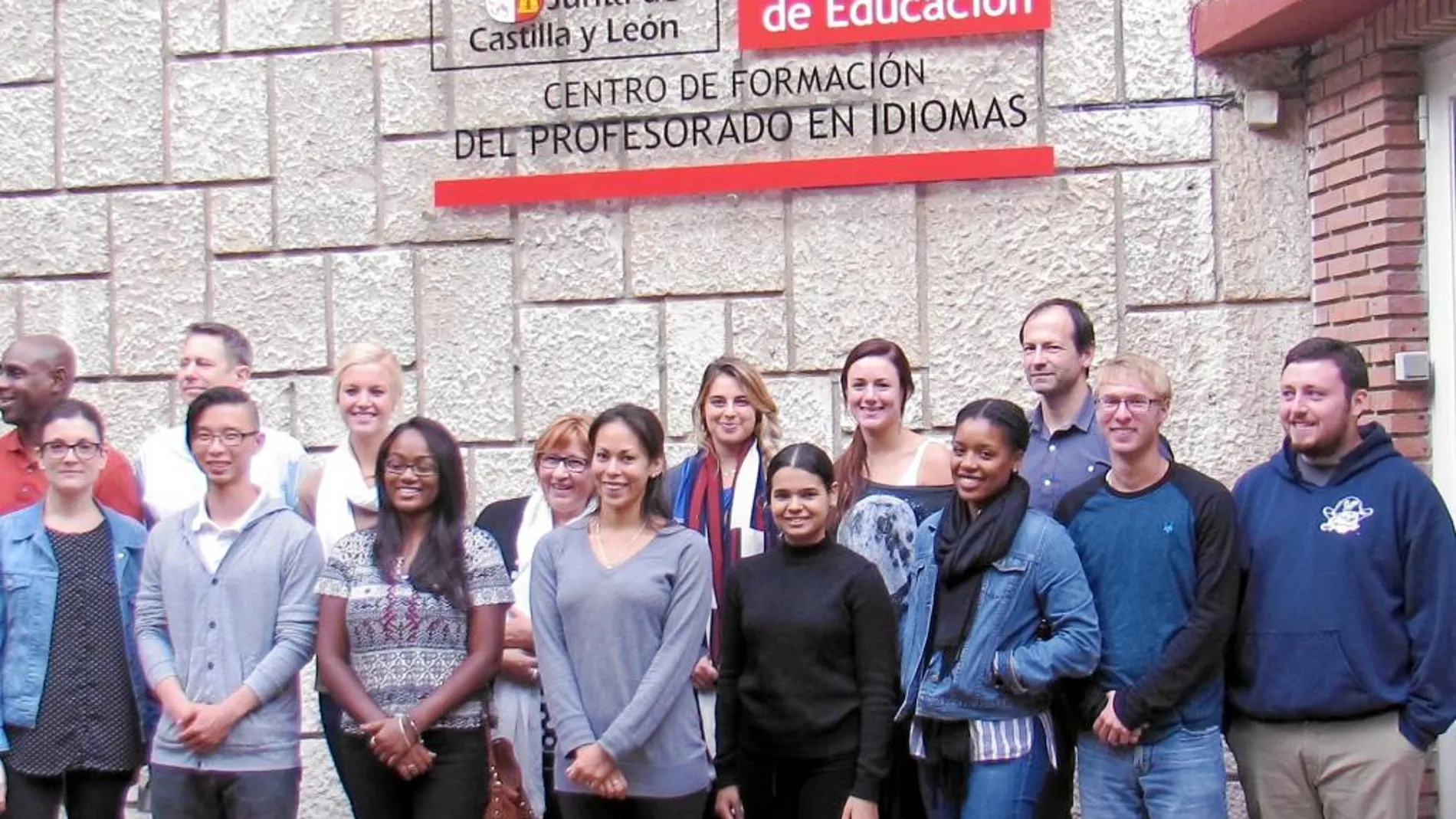 Colaboradores extranjeros que participan en los distintos programas de idiomas de la Junta