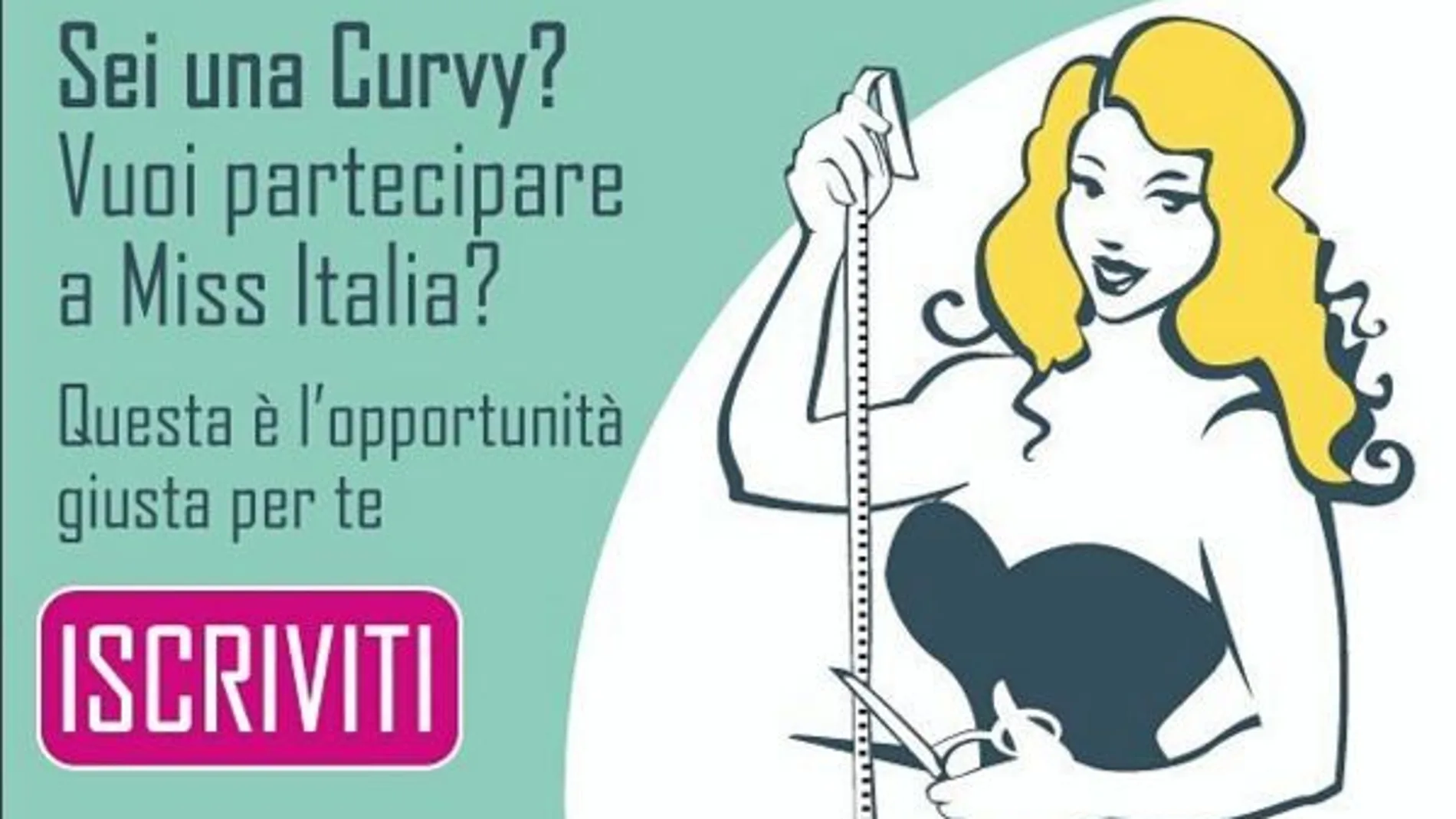 Miss Italia busca chicas con curvas