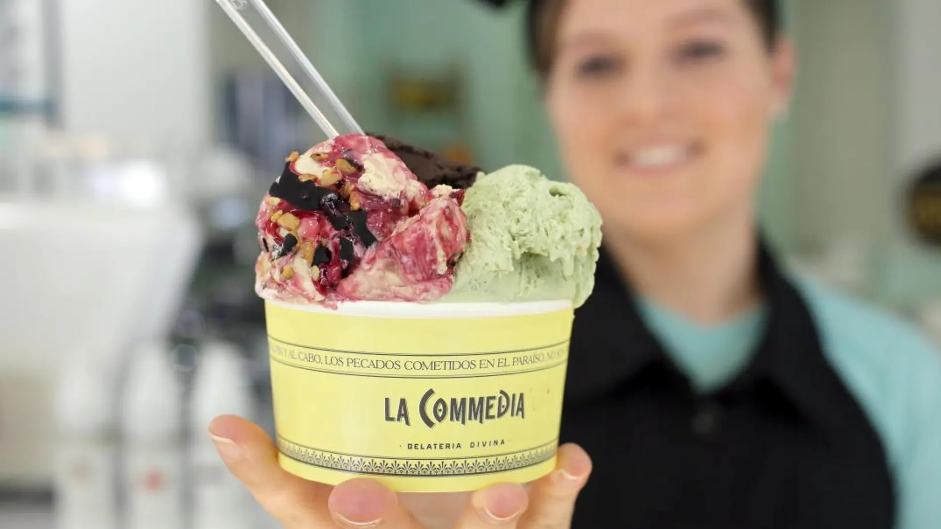 La heladería más divina de Madrid abre sus puertas: ‘La Commedia’