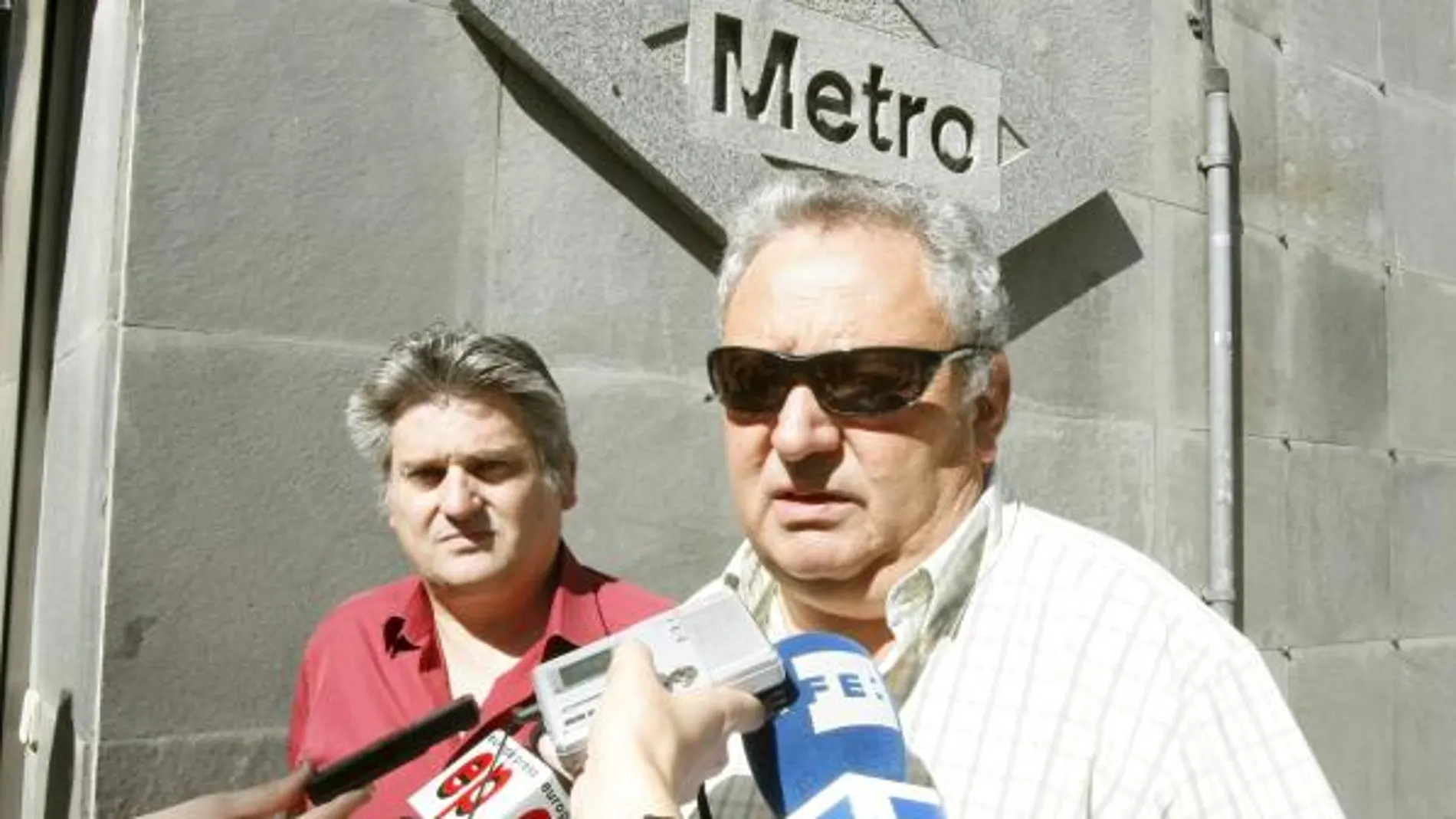 El portavoz del comité de huelga del Metro de Madrid, Antonio Asensio