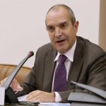 El presidente de la Corporación RTVE, Luis Fernández