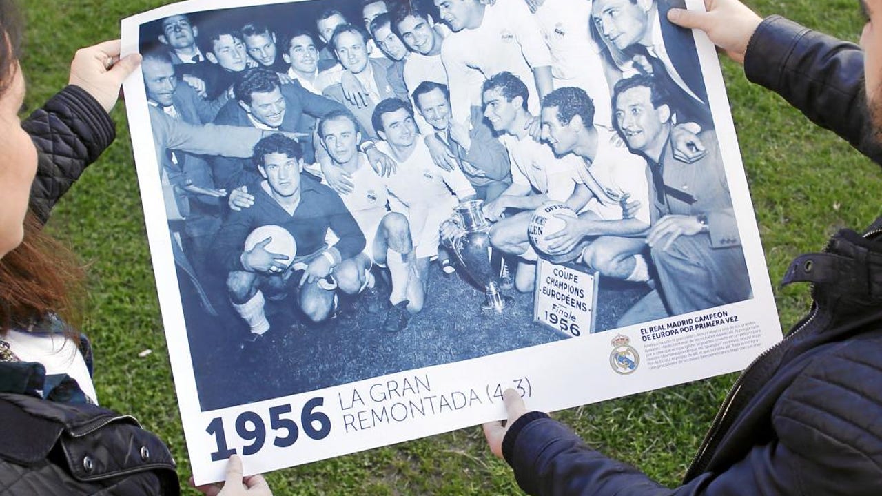 El póster del Madrid campeón de la Champions, este lunes con AS