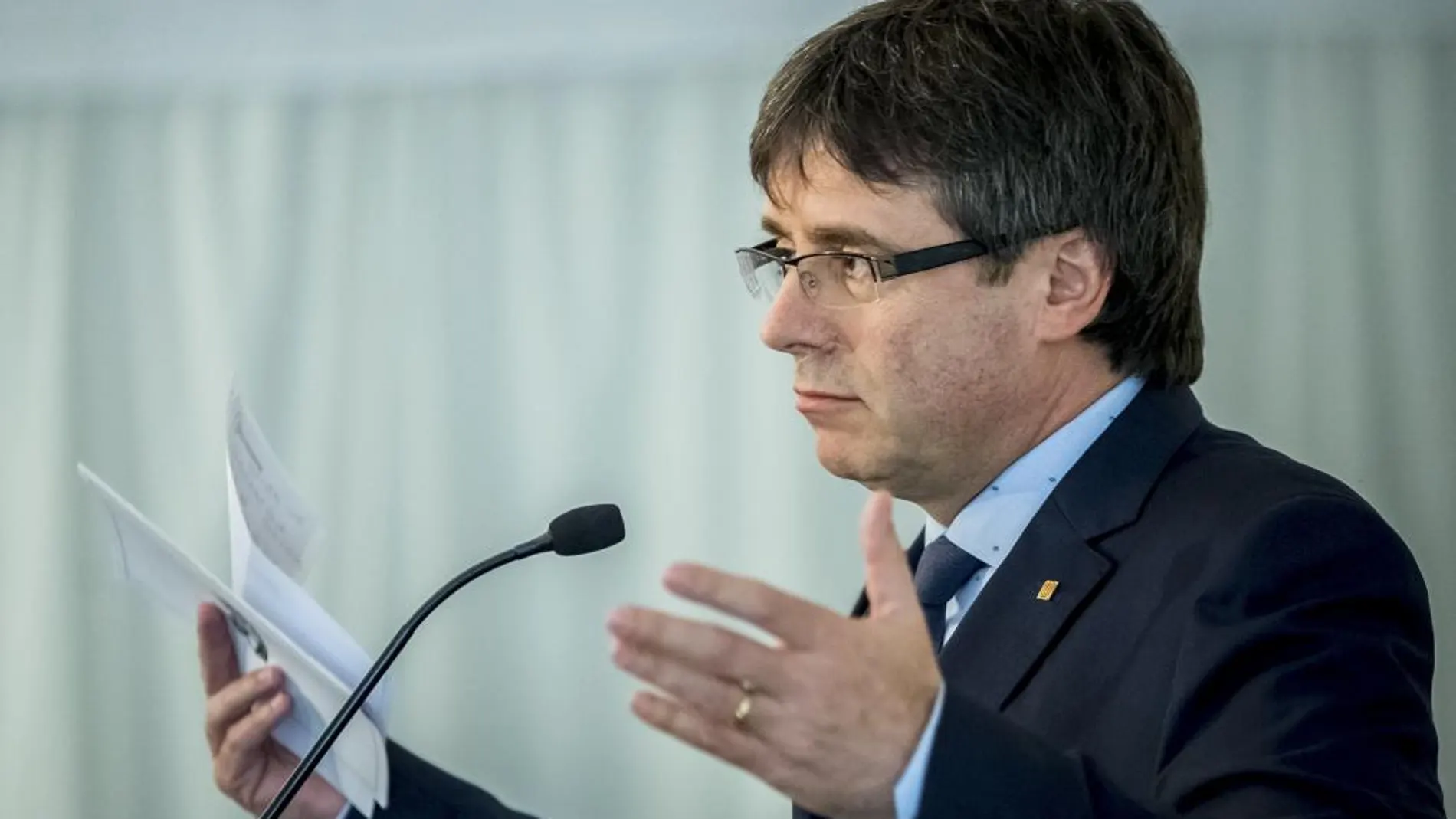 El presidente de la Generalitat, Carles Puigdemont