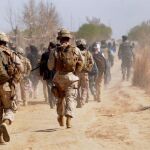 Marines estadounidenses en Afganistán, en una imagen de archivo