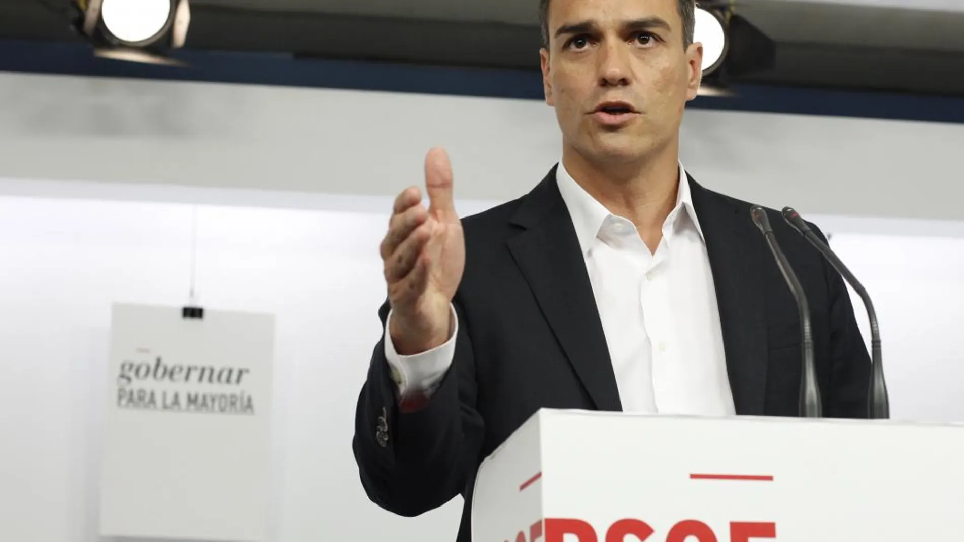 El secretario general del PSOE y candidato a las elecciones generales, Pedro Sánchez Pérez-Castejón