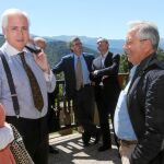 José Luis Concepción junto a algunos de los jueces y magistrados participantes en este encuentro de Cervera de Pisuerga