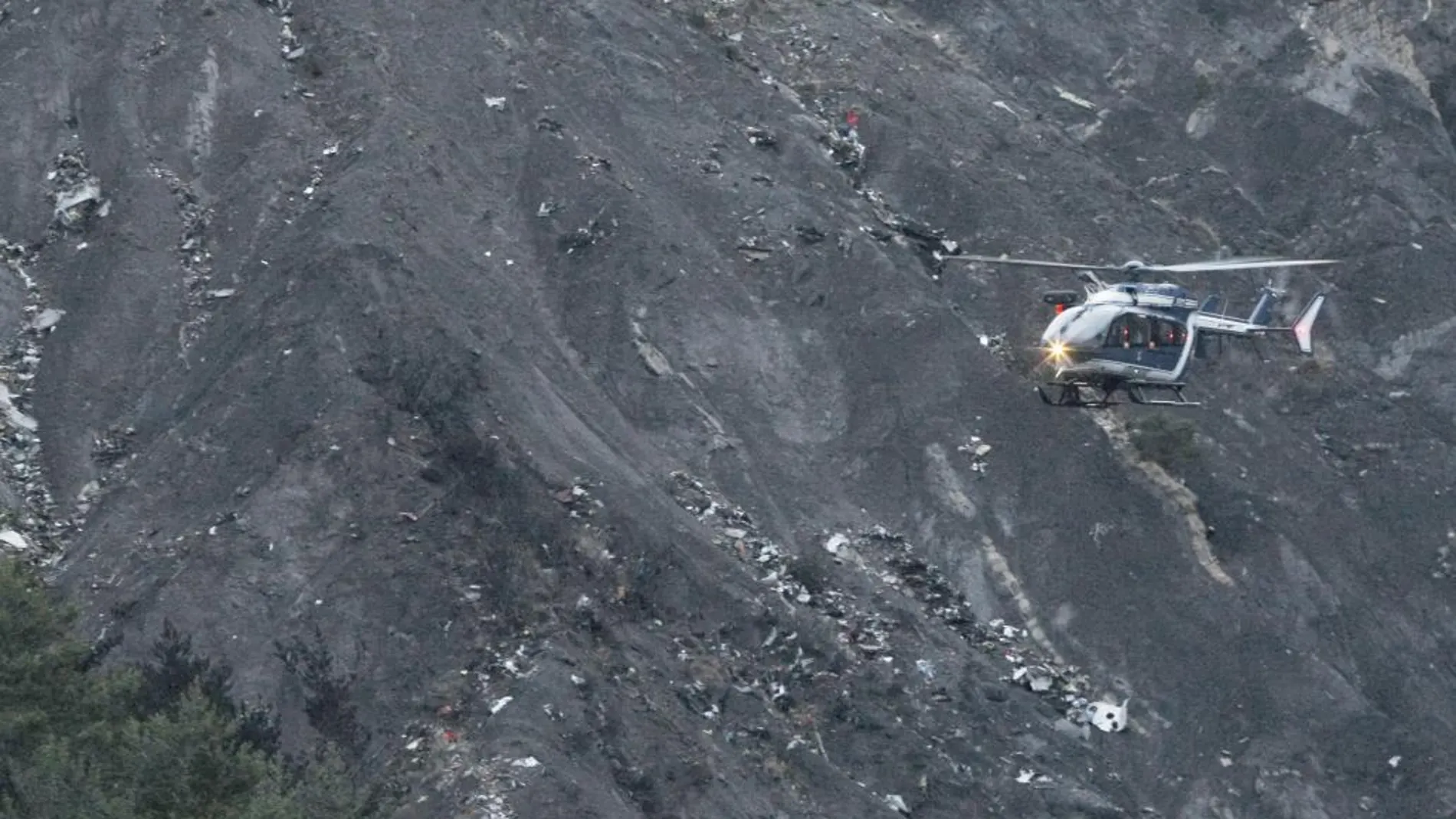 Imagen de archivo del rescate del accidente de Germanwings
