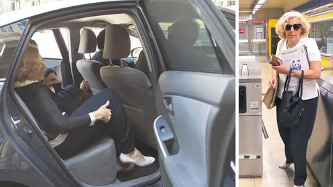 Del metro al coche oficial... en cuatro días
