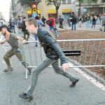 Los altercados provocados por los radicales se saldaron con 60 detenidos y 81 heridos.