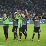 1-1. El Juventus empata ante el Gladbach con diez hombres