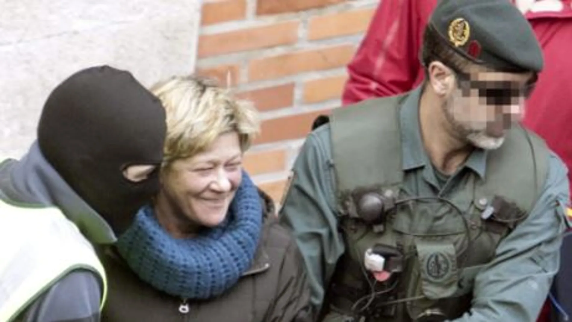 La abogada Arantza Zulueta, detenida por la Guardia Civil en enero de 2014