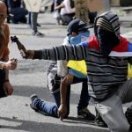 Los manifestantes invaden las calles de Caracas