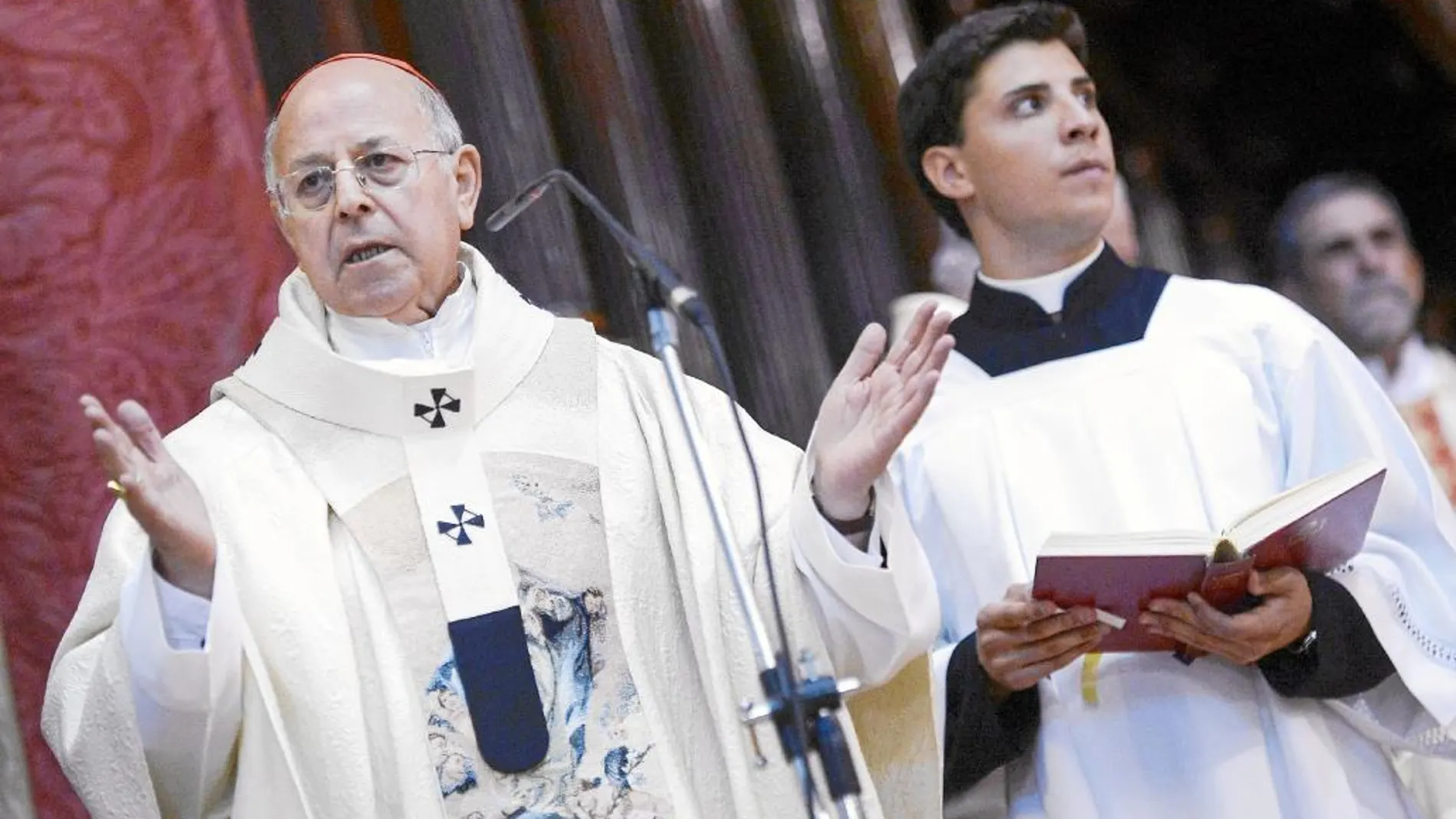 Ricardo Blázquez durante la homilía.