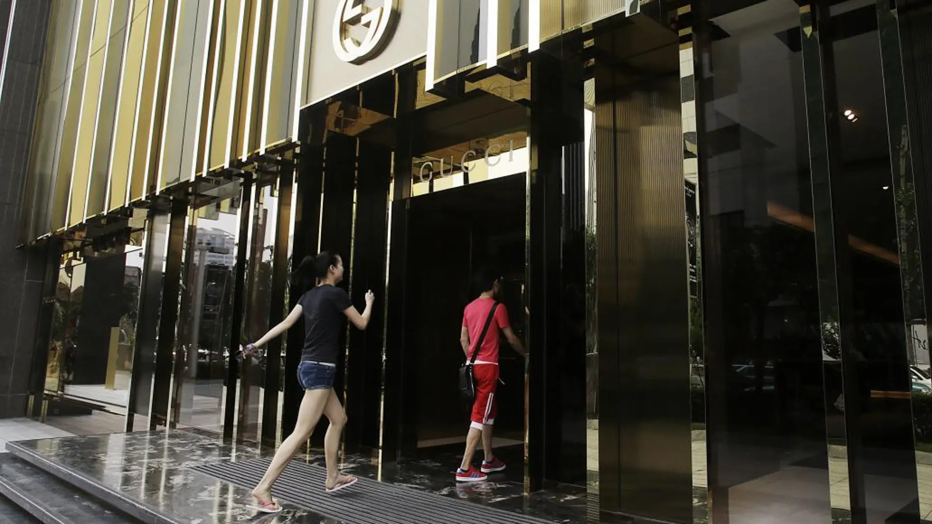 Una tienda Gucci en Shanghai, China