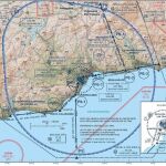 la carta de aproximación refleja el cambio de trayectoria de la aeronave